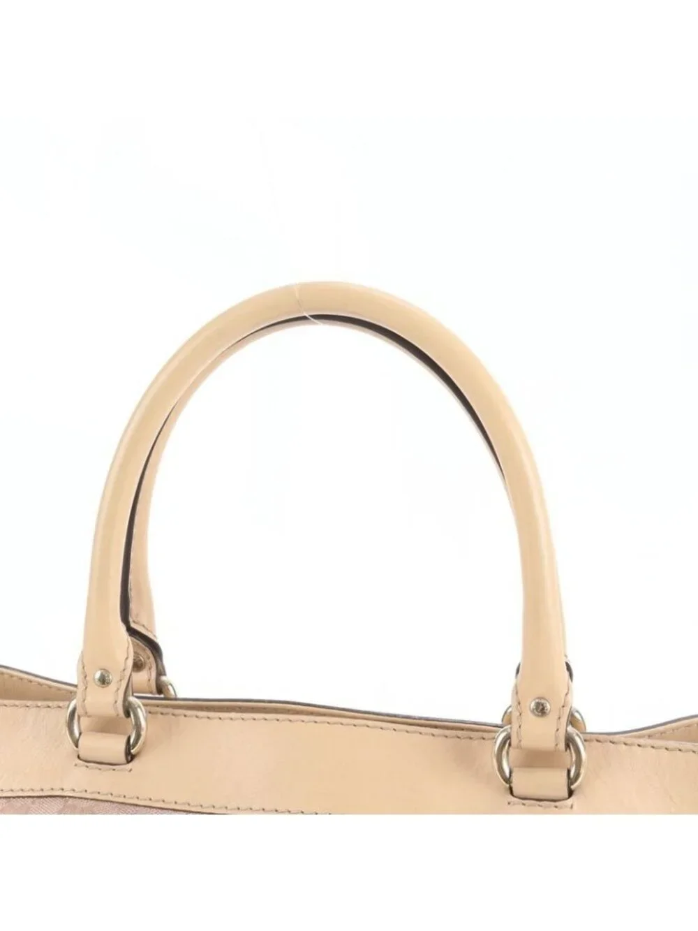 Gucci GG Canvas Brea Leather Tote Shoulder Pink - Picture 2 of 9